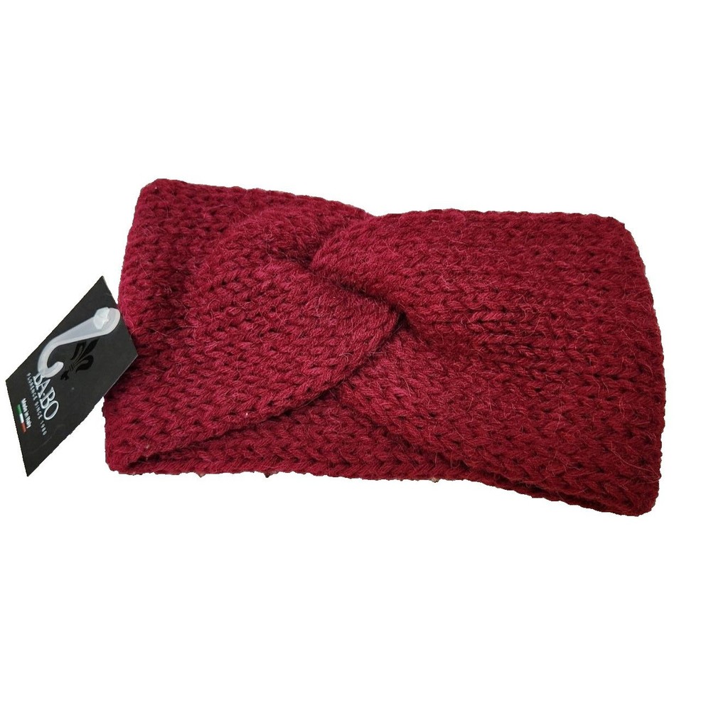 BA BO Women's Alpaca Blend Plum Knit Headband NWT